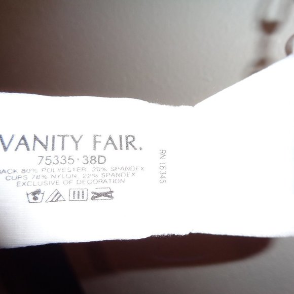 VANITY Fair Body Caress Underwire Bra 38D NWT - Picture 8 of 11